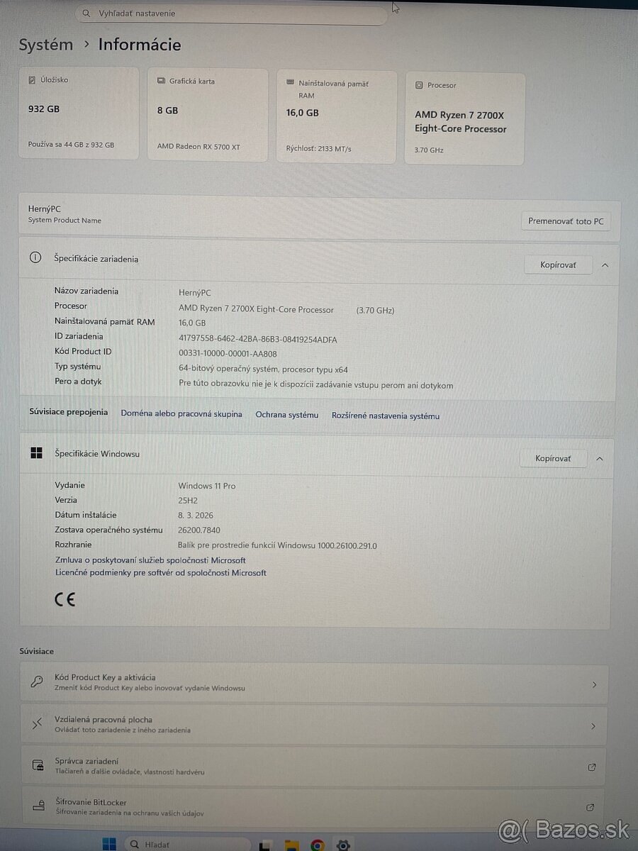 Predám výkonný herny pc - 6