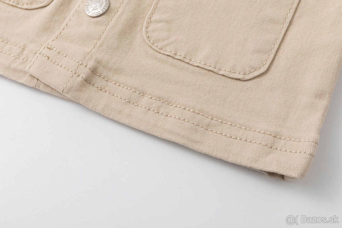 Chlapčenská džínsová bunda – béžová – nová - 6