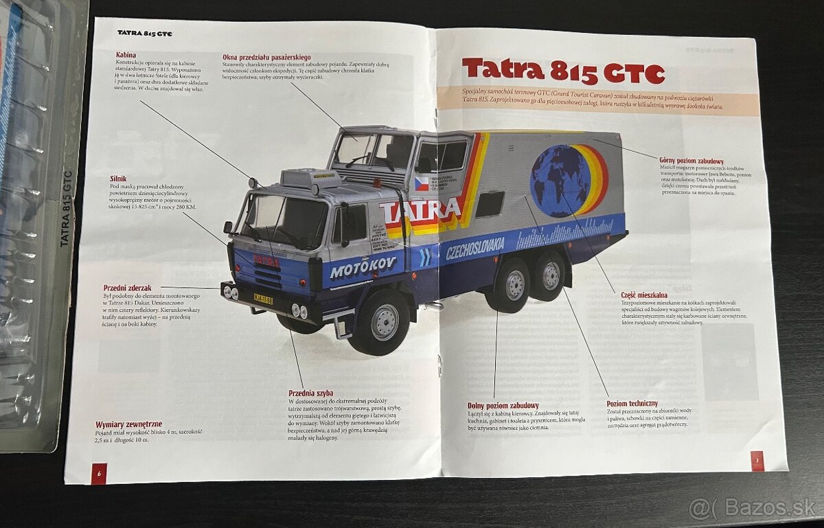 TATRA 815 GTC Tatra okolo sveta 1:43 DeAgostini - 6