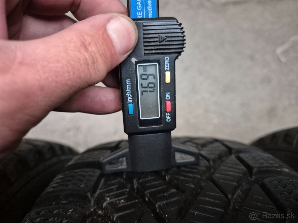 185/60 r16 zimné 4 ks PIRELLI dezén 8,7 - 7,7 mm - 6