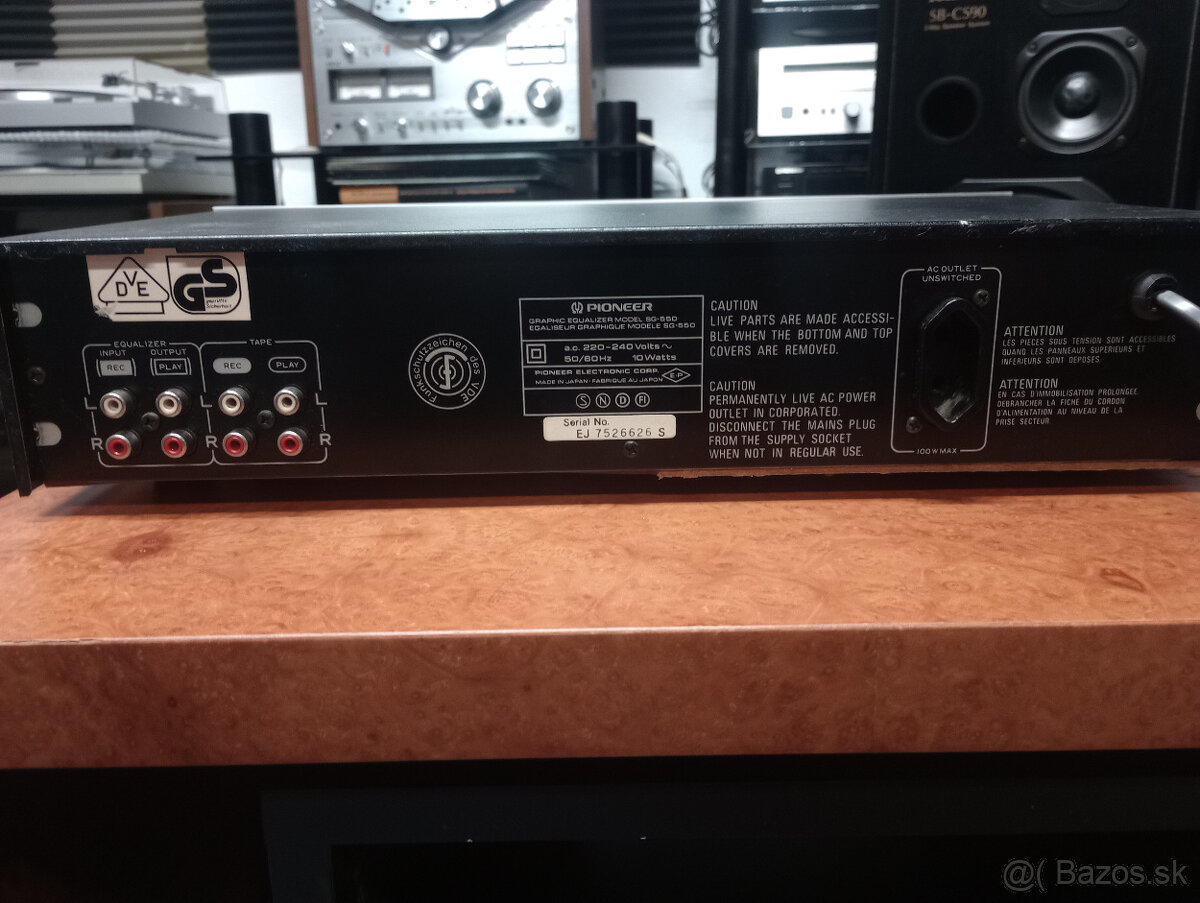 PIONEER SG-550 EQUALIZER - - 6