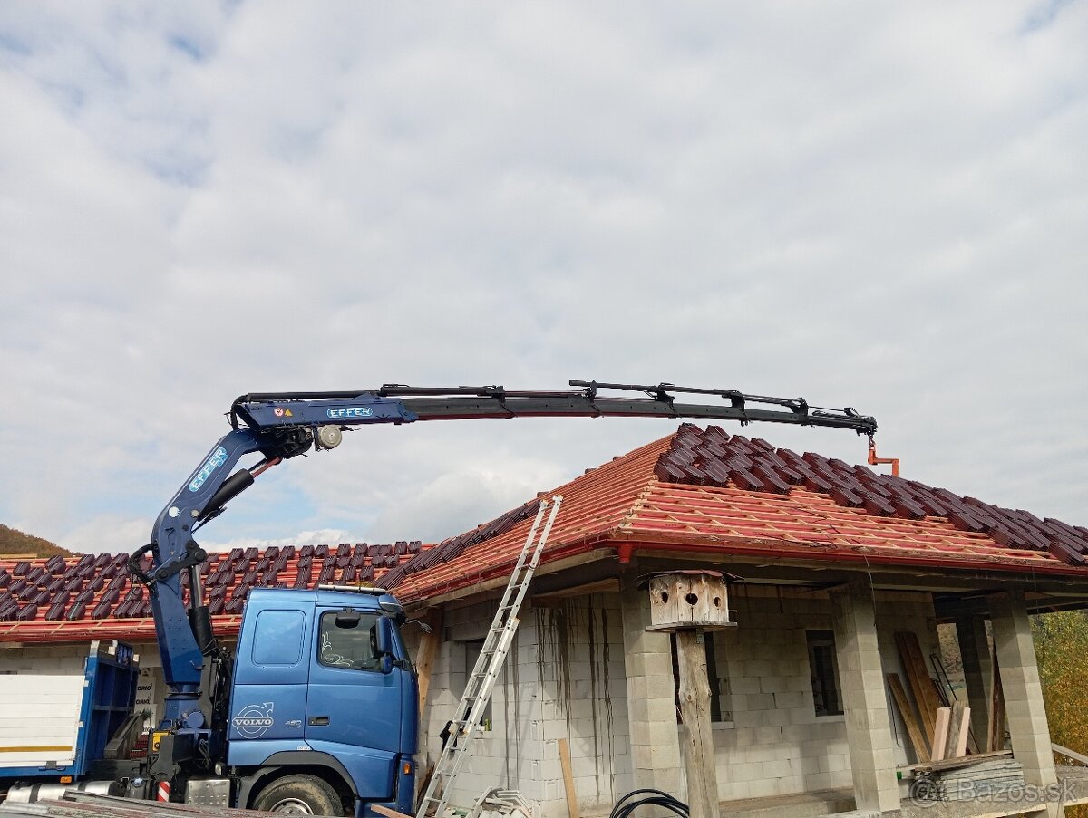 Autodoprava s hydraulickou rukou, dodávkou Citroen Jumper - 6