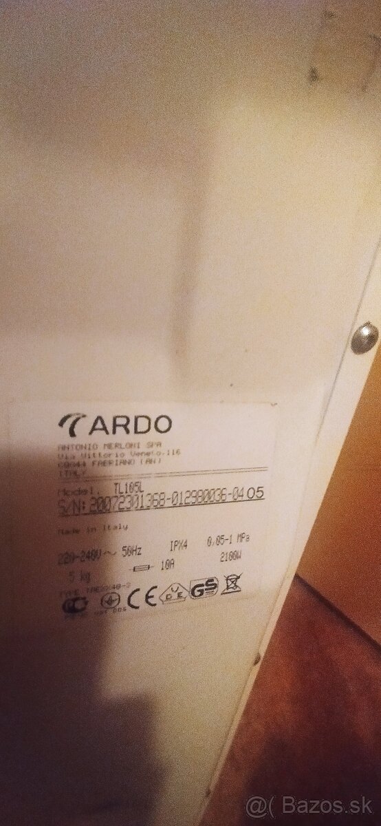 automatickã práčka ARDO - 6