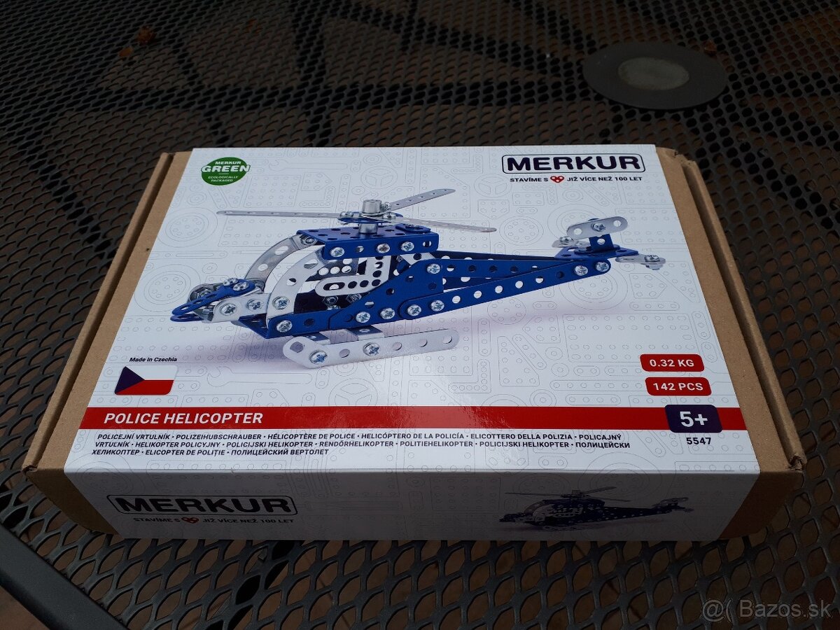 Stara hracka - Merkur - Policajny vrtulnik - 6