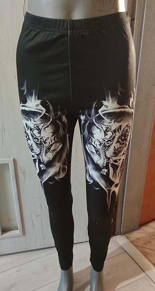 Emo punk legíny S - 6