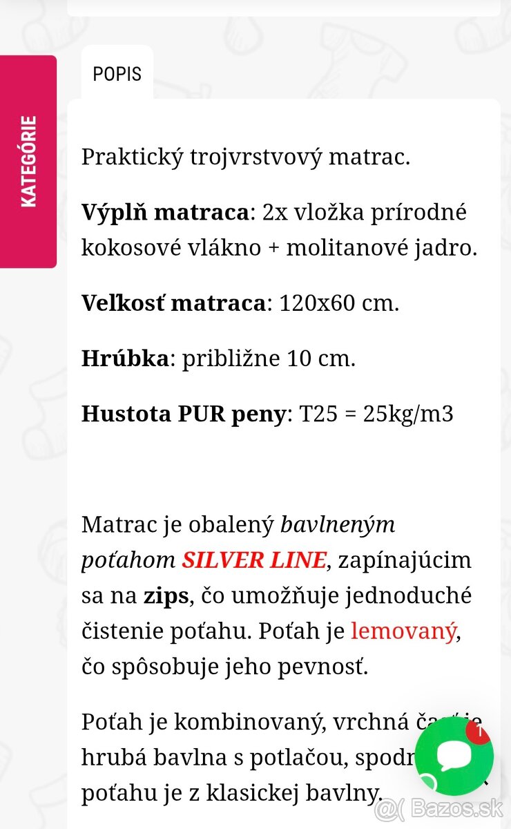 Detsky matrac do postielky - 6