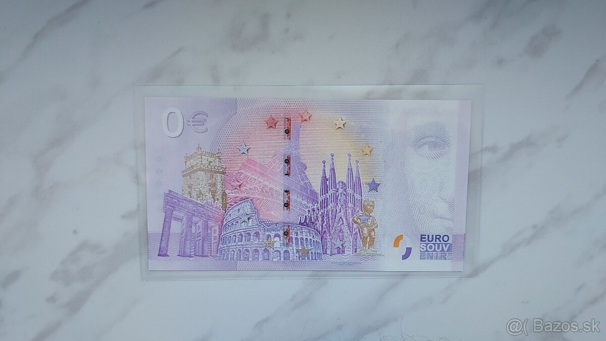 Bankovka 0 eur. Suvenír. - 6