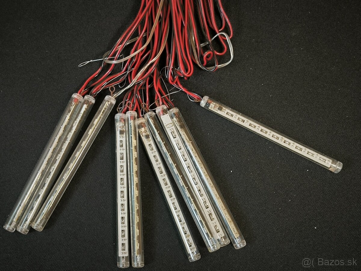 Vianočná LED reťaz meteor, padajúci dážď - 6