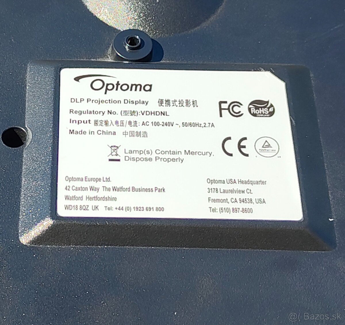 Optoma HD141X, projektor - 6