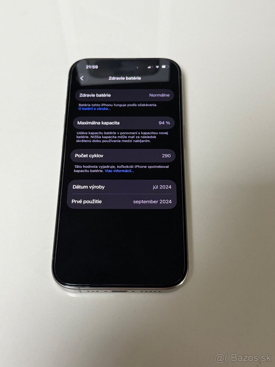 iPhone 15 Pro Max 256GB Natural Titanium - 6