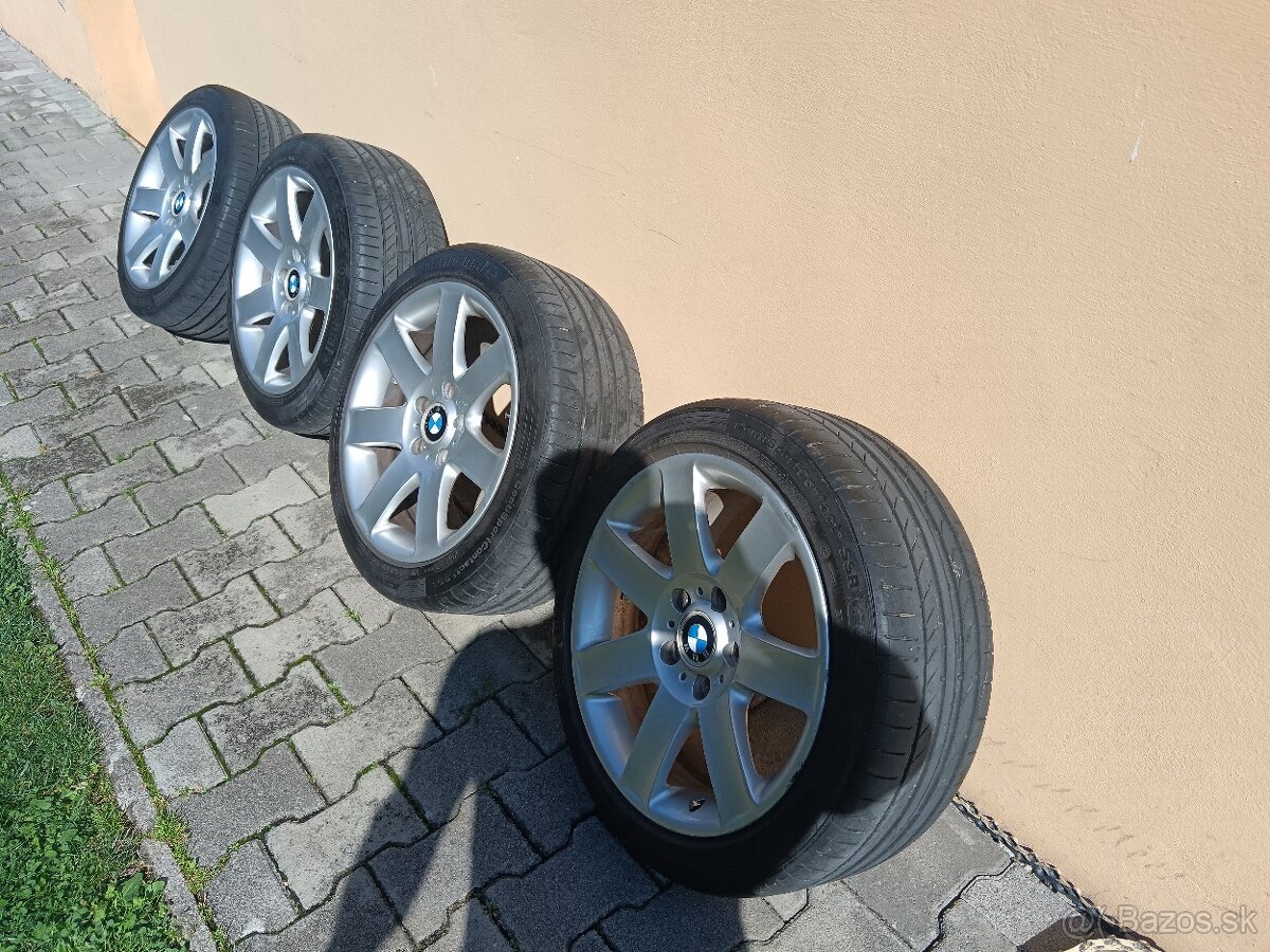 Originálne BMW Elektróny 5×120 r17 +letné pneu 225/45 r17 - 6