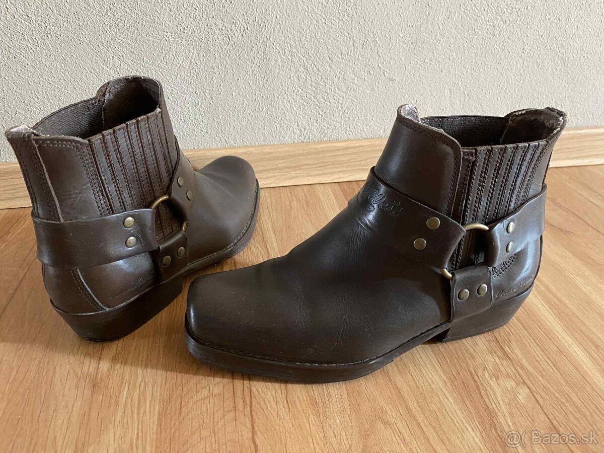 Kovbojské/motorkárske čižmy - 6