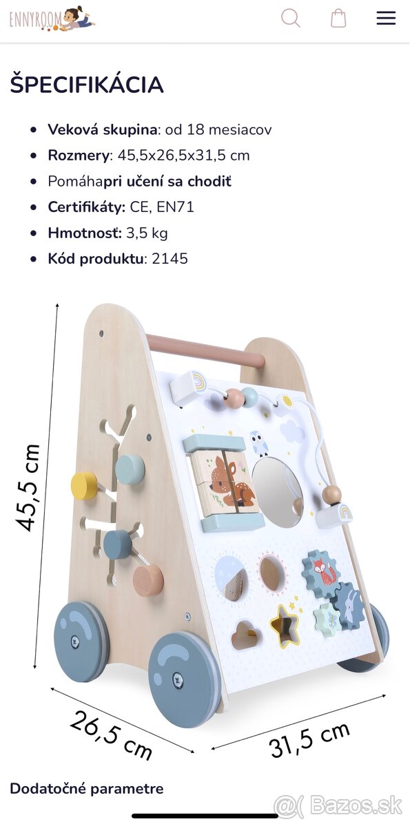 Drevenné chodítko - 6