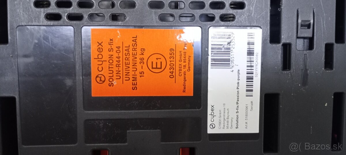 CYBEX autosedačka ZANOVNOM stave malo pouzivanu - 6