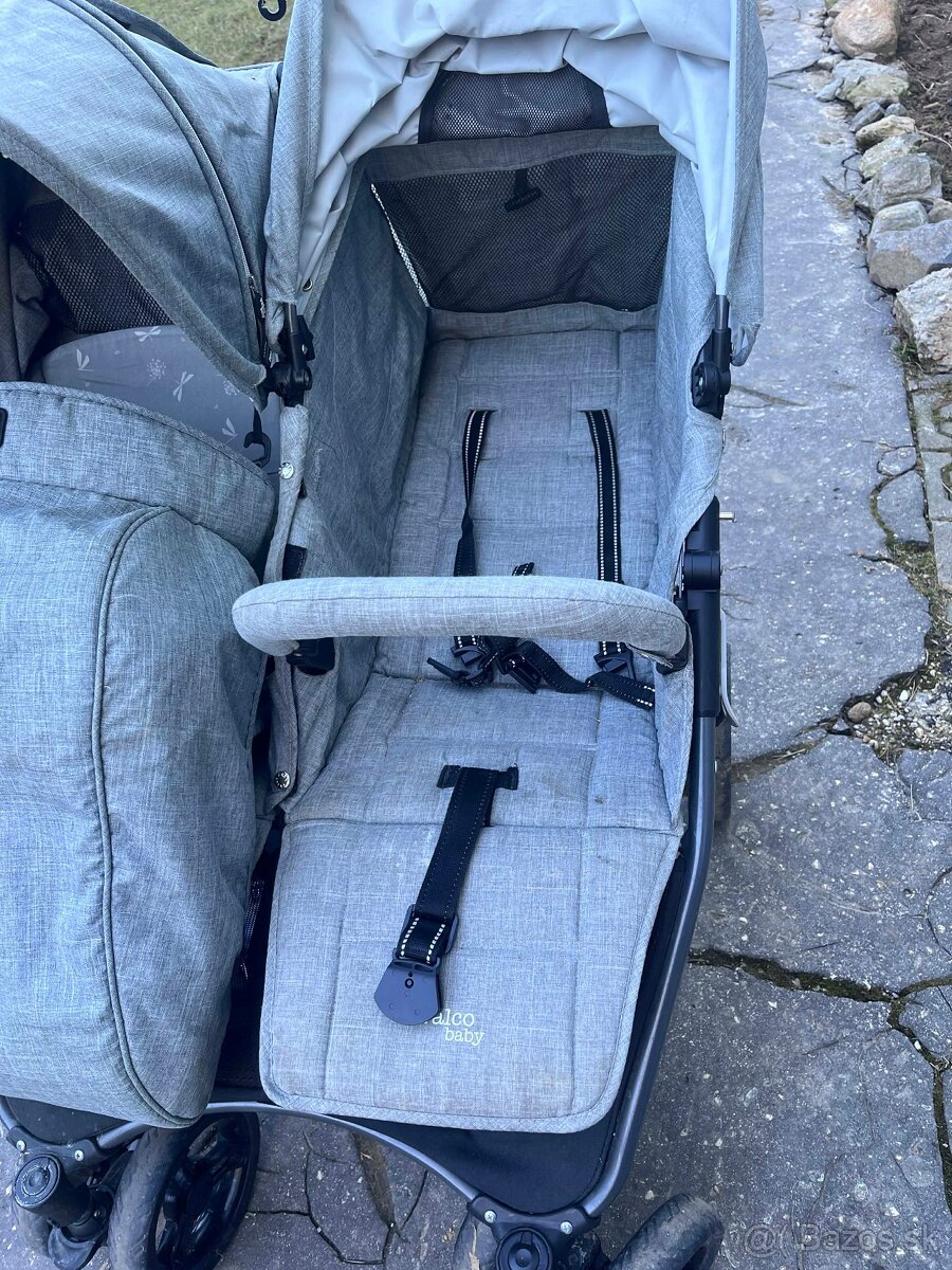 Kočík pre dvojičky / súrodenecký kočík - 6