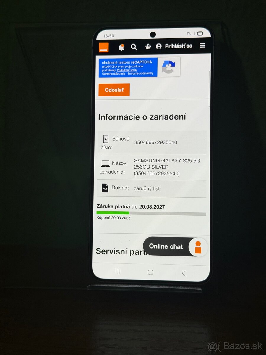 PREDANÉ Dobrý deň Ponúkam na predaj Samsung Galaxy S25 256GB - 6