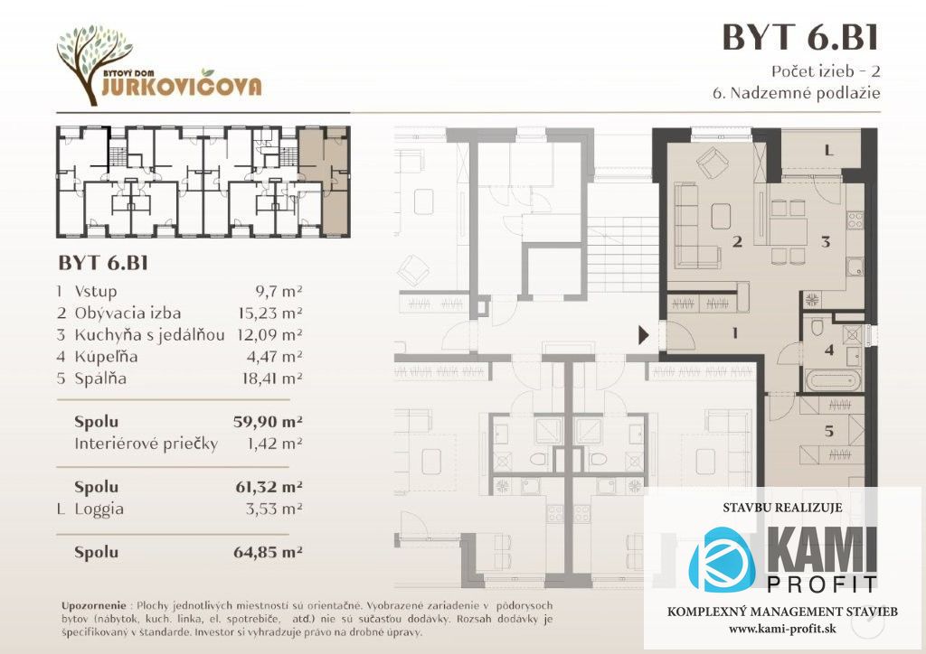 Jurkovičova Nitra – novostavba, komfortný 2i byt na predaj - 6