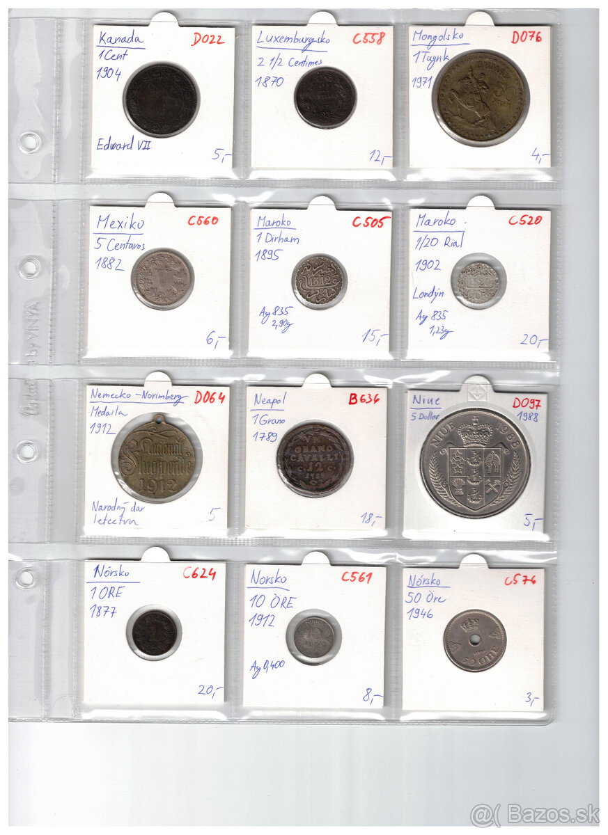 stare mince Europa/Svet 18.,19. a 1.pol. 20. storocia - 6