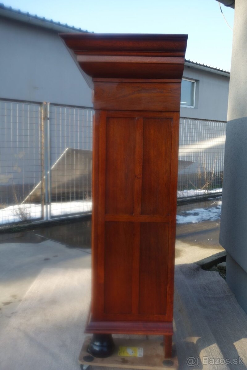 Skriňa Holandská – dub masív starožitná. - 6