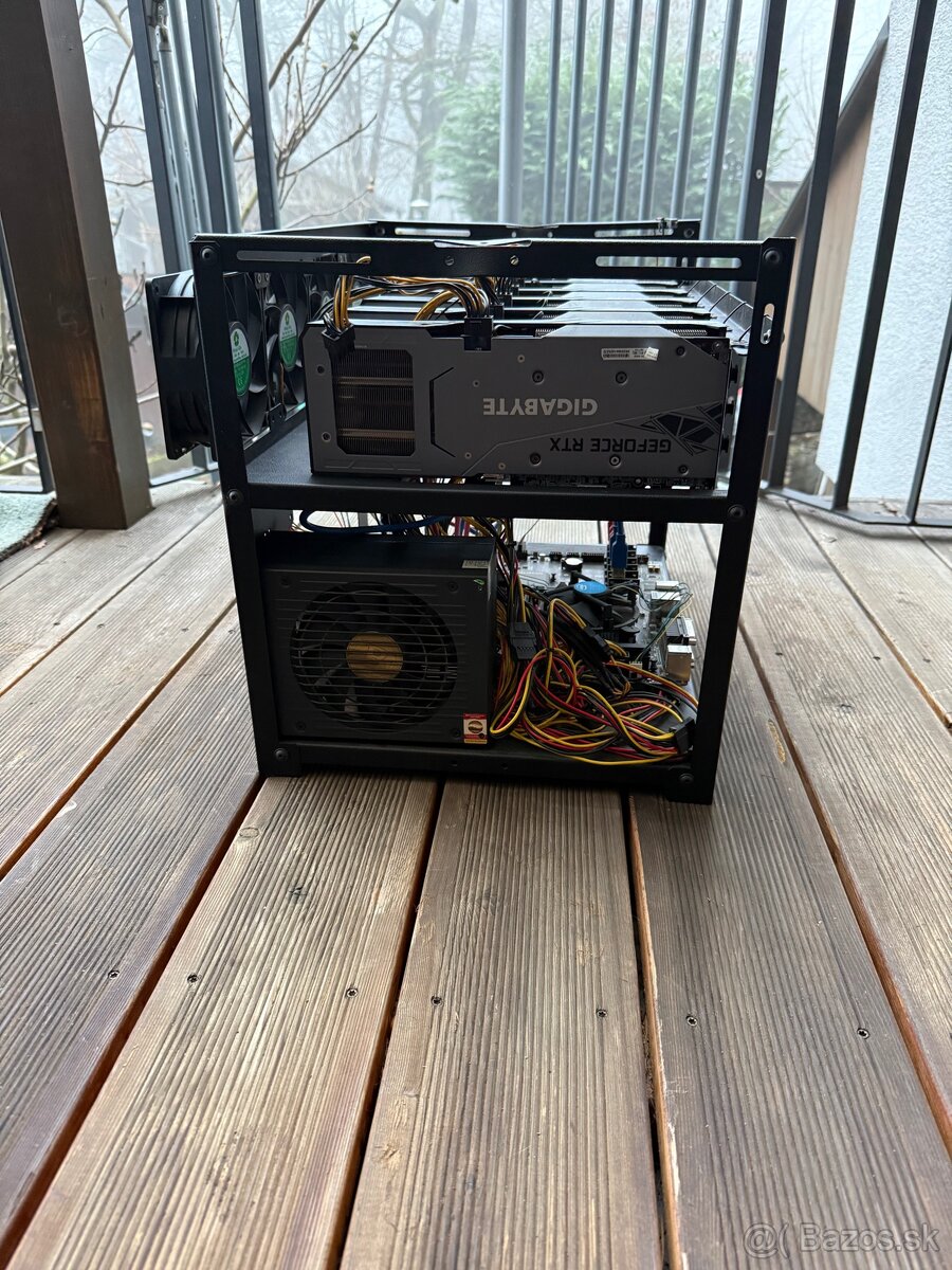 Mining rig 6×GIGABYTE GeForce RTX3060/3070–SimpleMining OS - 6