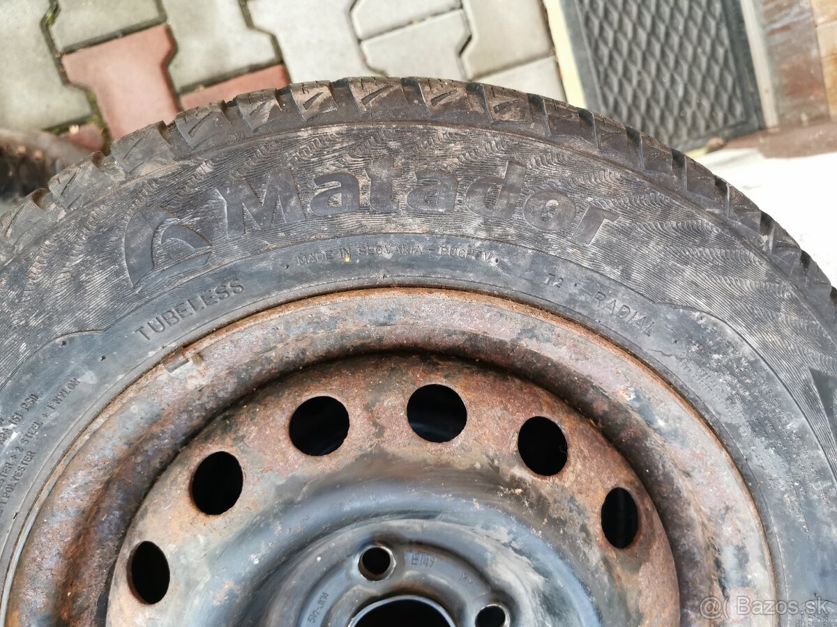Zimné kolesá, pneu., disky 185/65R14 Matador Nordica Basic - 6