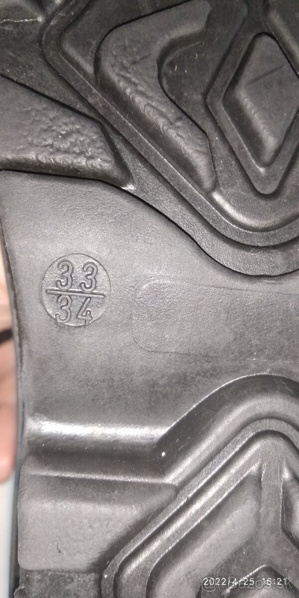 čižmy - snehule č.33/34 - 6