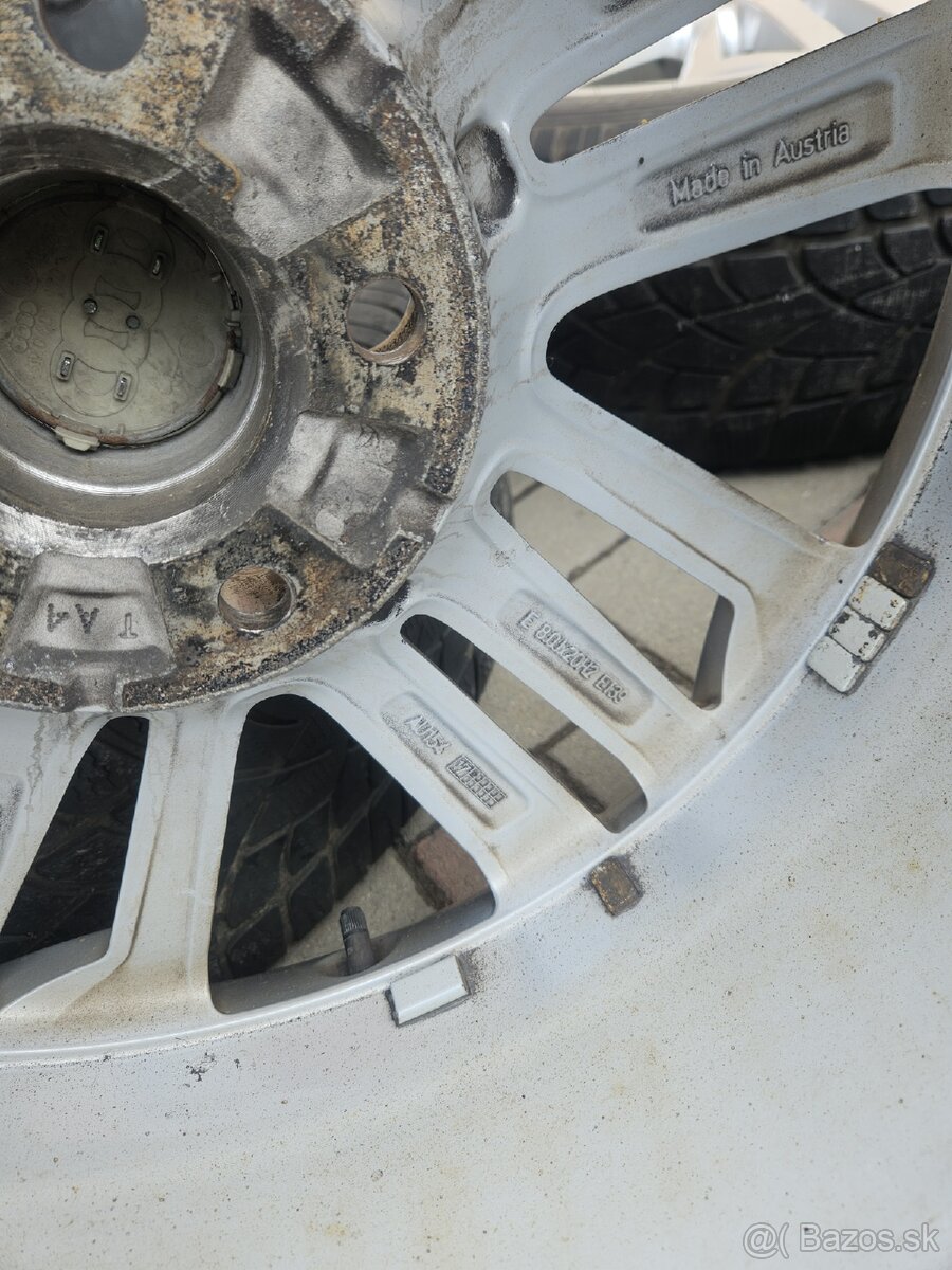 originál Audi 20" elektróny 8Jx20 ET39 - 6