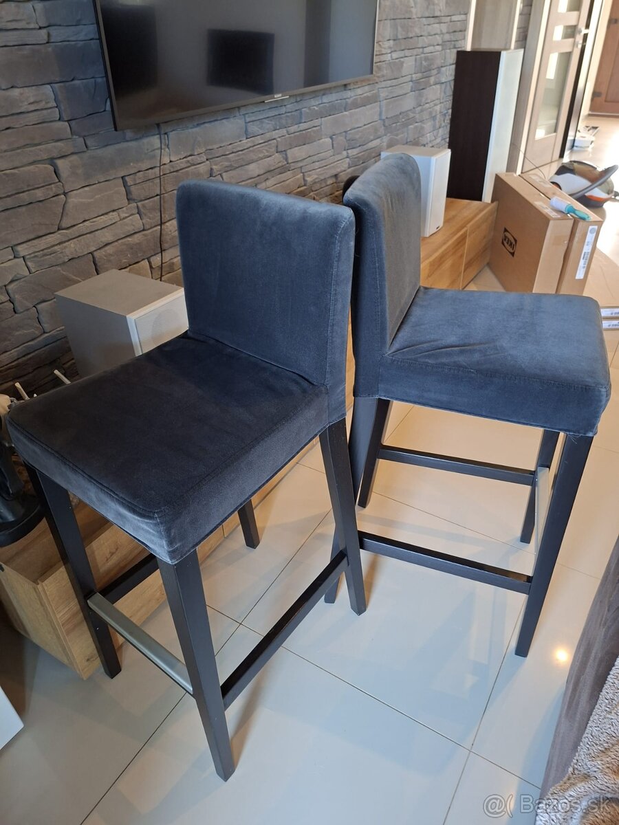 Predám barové stoličky Henriksdal Ikea - 6