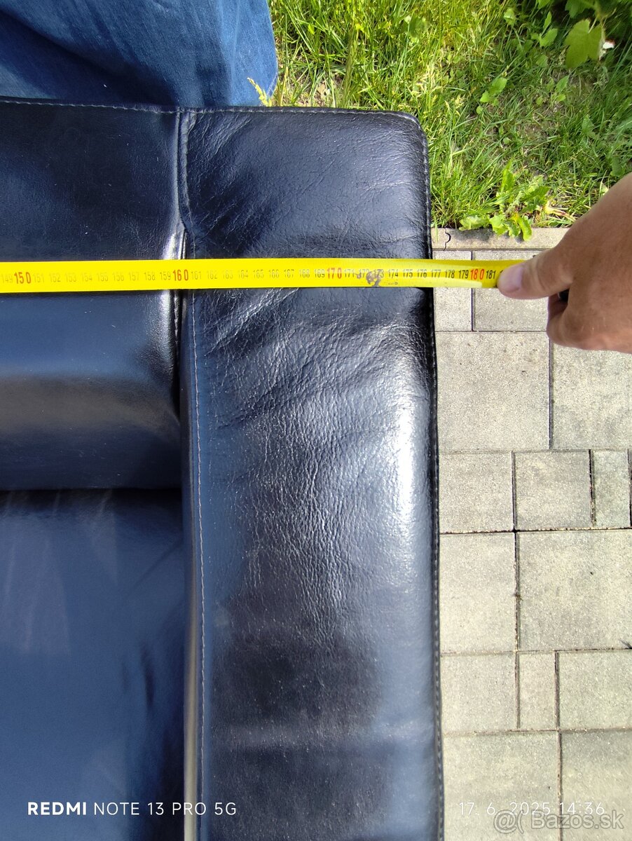 IKEA kozená pohovka - 6