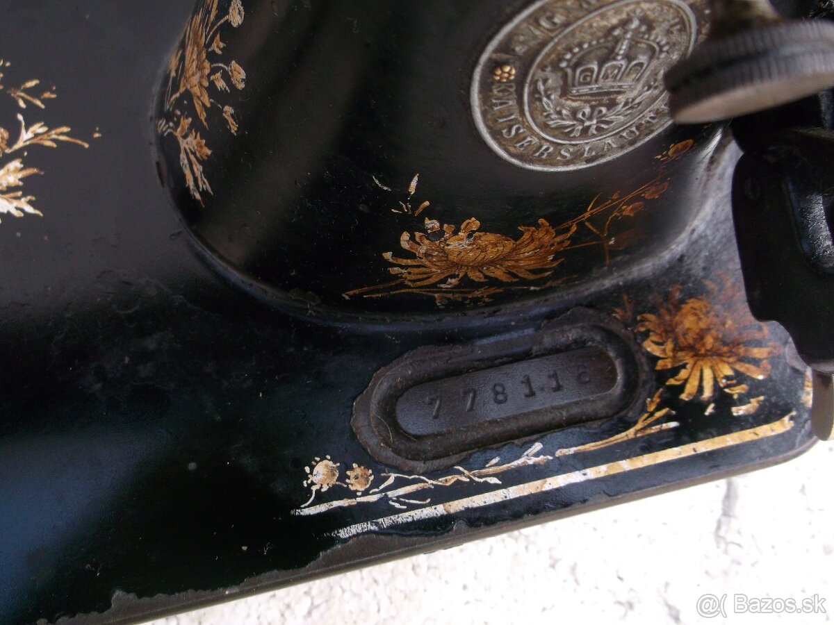 STAROŽITHÝ ŠIJACÍ STROJ. - 6