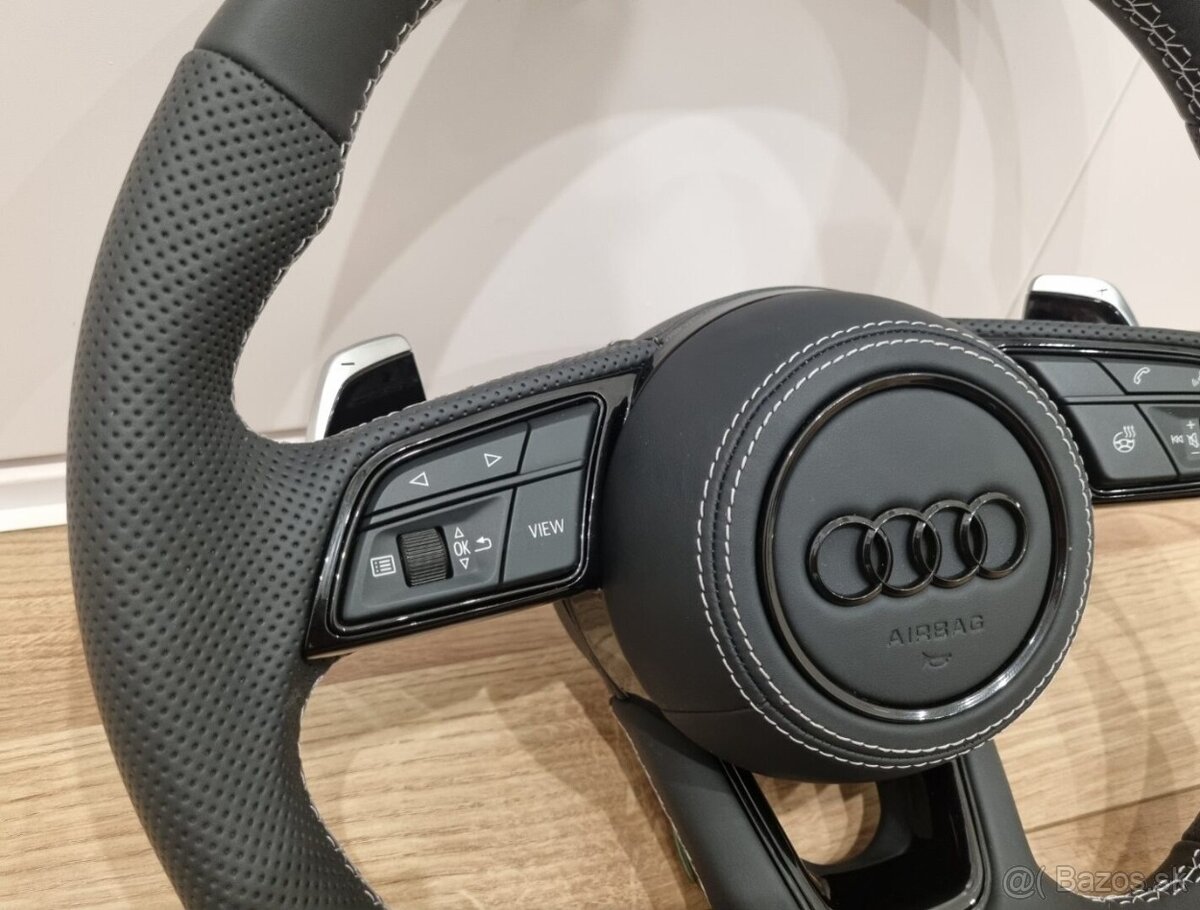 AUDI VYHRIEVANÝ EXCLUSIVE KOŽENÝ VOLANT - 6