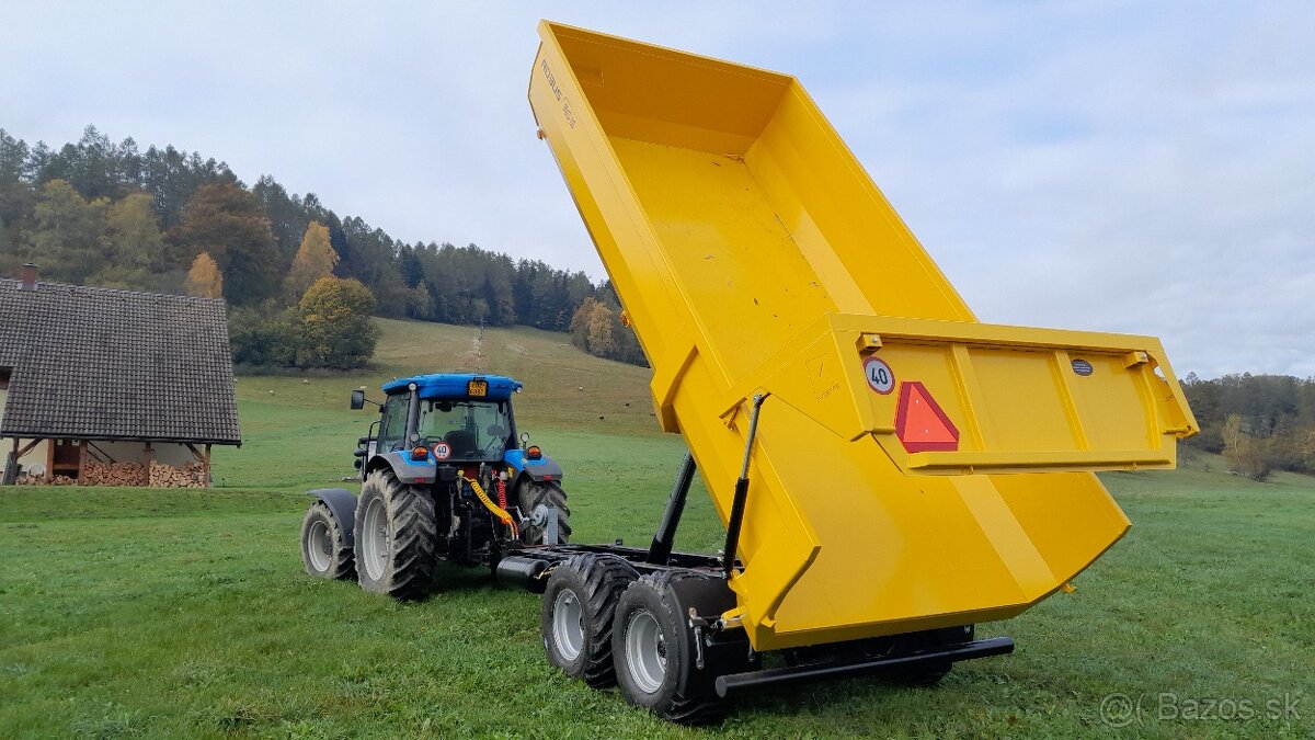 Traktorový náves,Príves,Vlek za traktor,Vlečka,Dumper 13t - 6