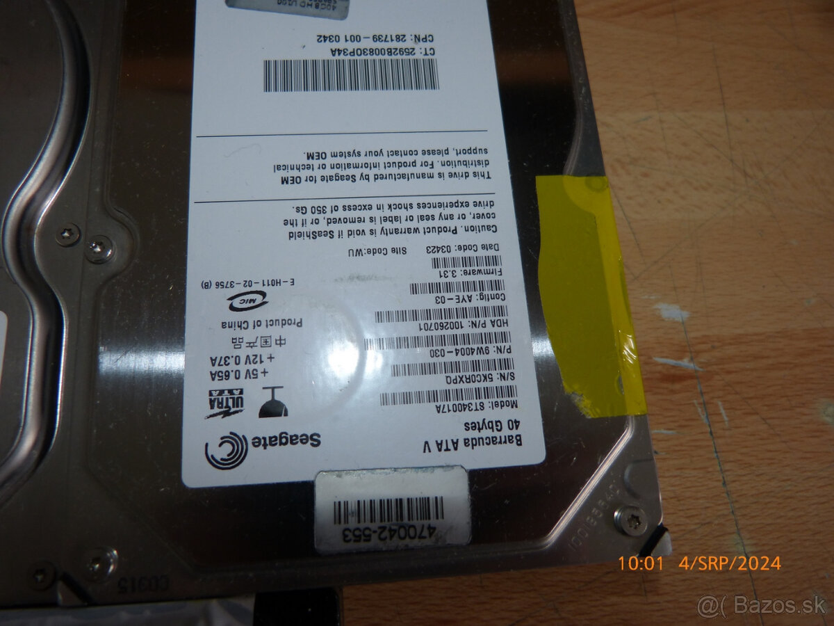 ide hdd 40-60-80-320gb 20e kus - 6