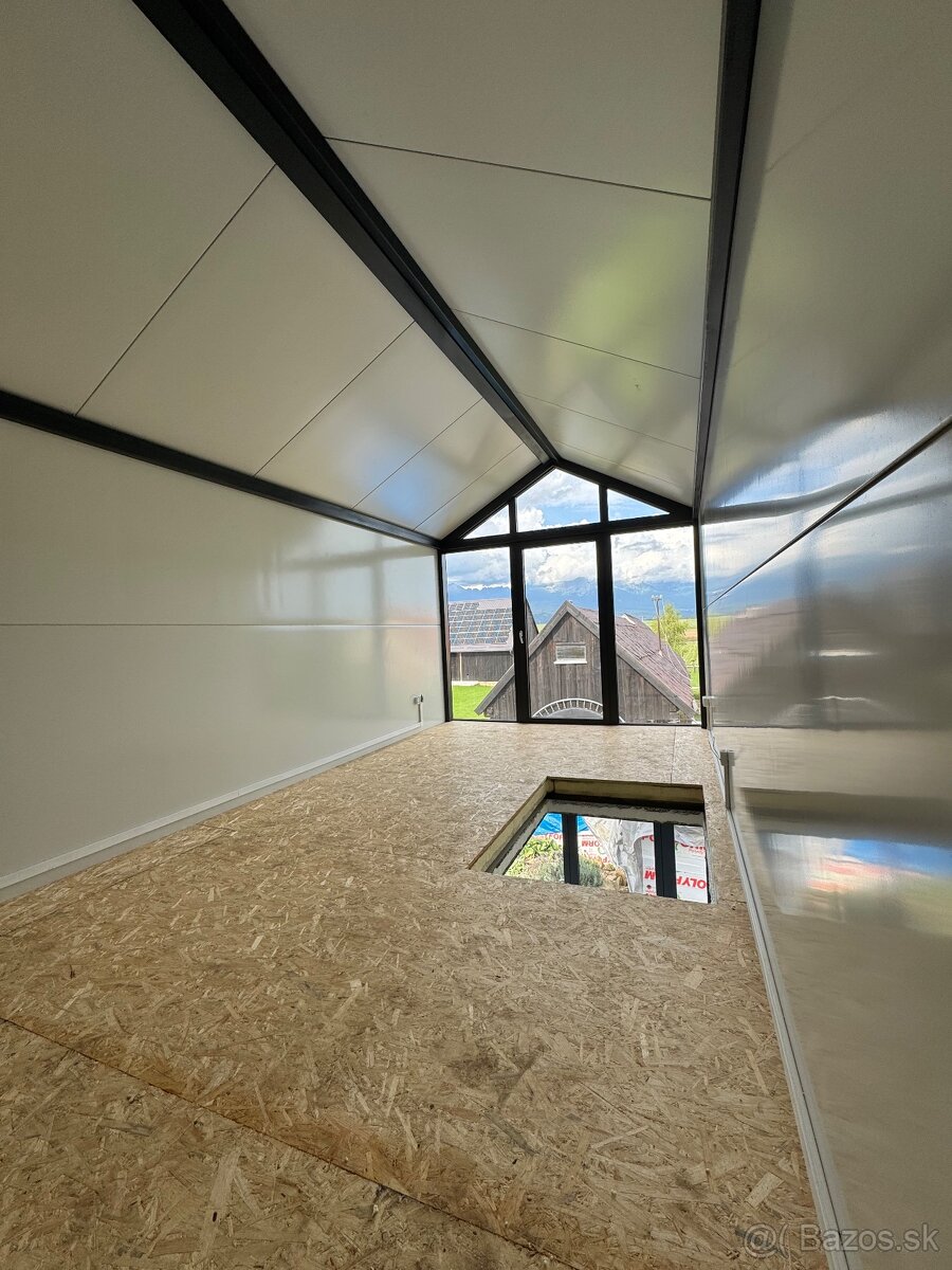 Obytný modulový poschodový kontajner tiny house, chalet - 6