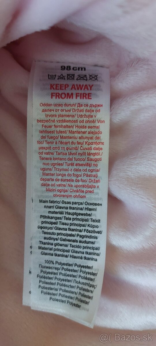 Dievčenská zimušná bunda 98 / Nová - 6