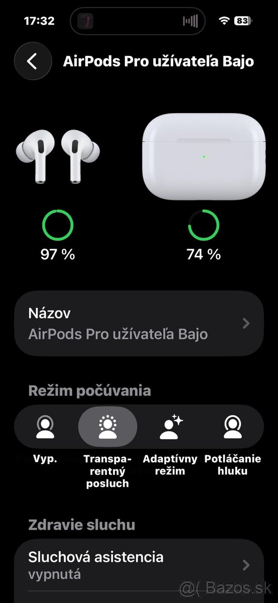 Predám Apple Airpods 2 Pro - 6