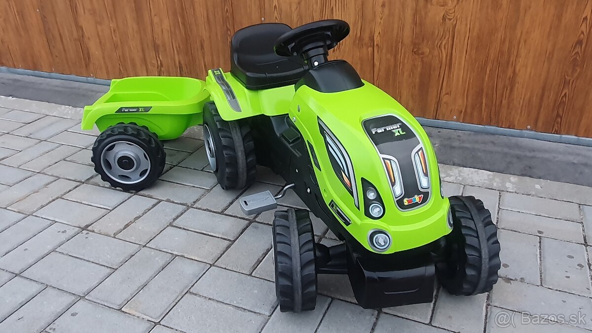 Smoby Šliapací traktor Farmer XL zelený - 6