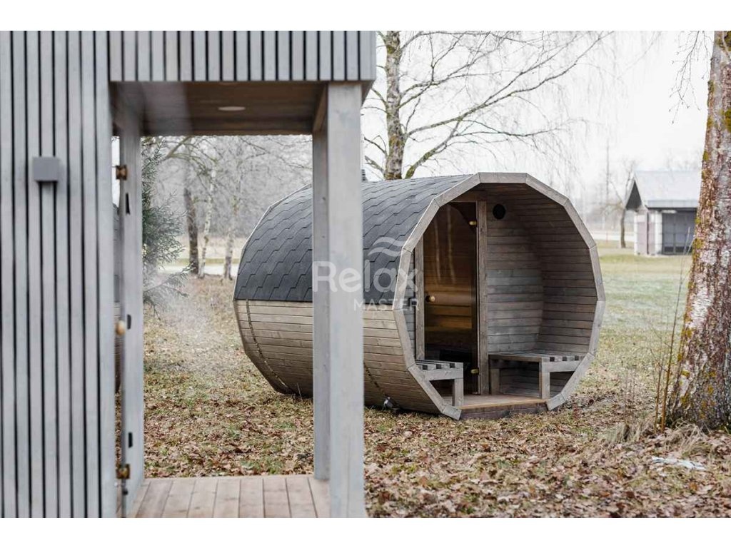 Finská sudová sauna 3m Premium - 6