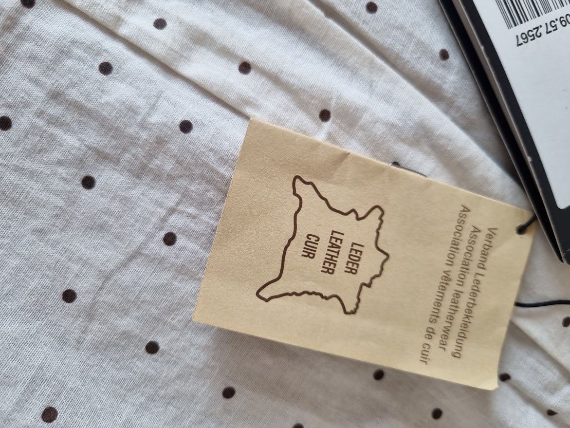 nové hnedé kožené sako Comma v. 38 - 6