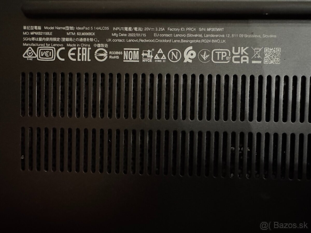 PREDAM Lenovo IdeaPad 5 14ALC05 Graphite Grey celokovový - 6