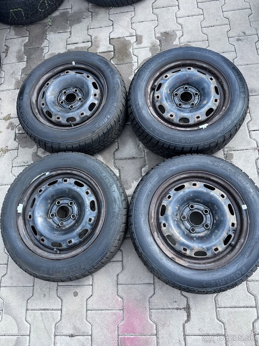 Zimna sada diskov 185/60R14 5X100 - 6
