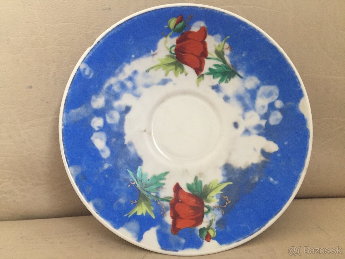 Starozitna salka z roku 1850 cca stav podla foto , ma nejake - 6