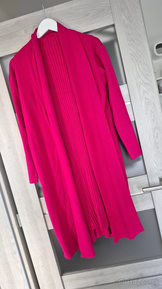 Úpletové šaty a kardigán FUKSIA - 6