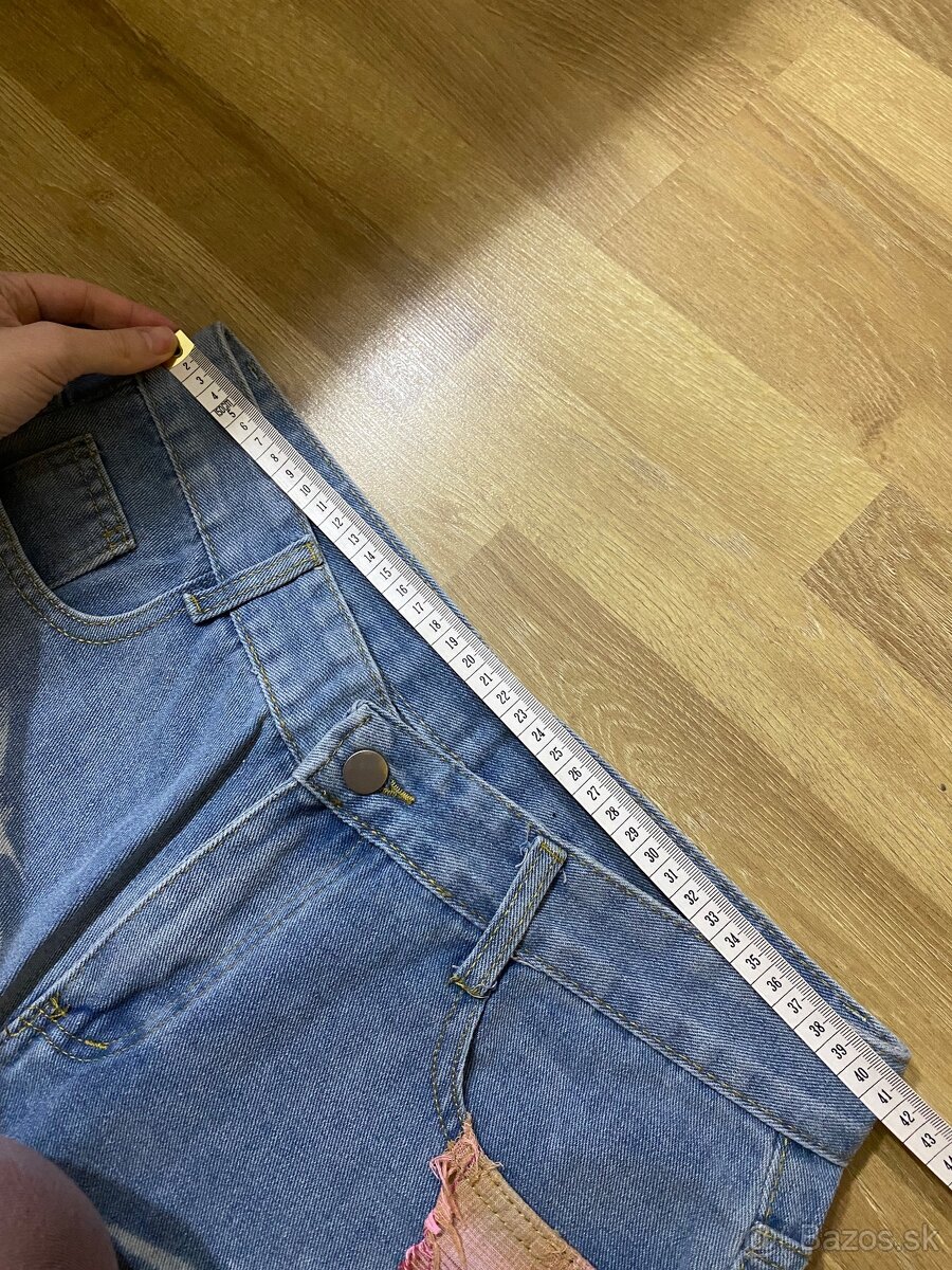 Panske rifle y2k patchwork jeans alternative - 6