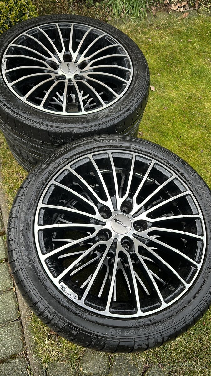 ALU disky Brock 7,5Jx17H2, 5x120 - 6