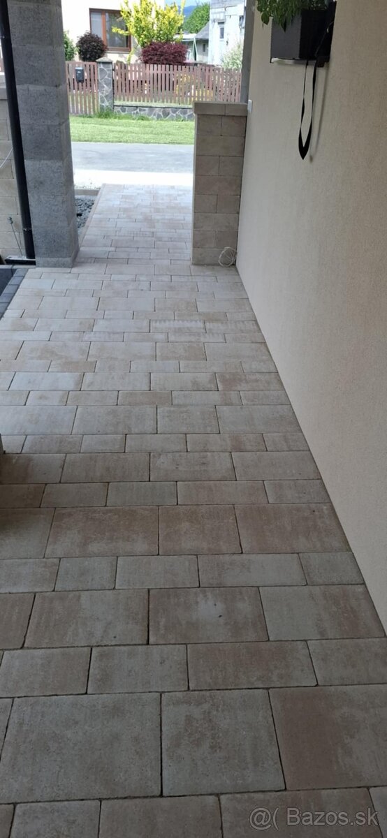 Pokládka zamkovej dlažby,výstavba plotov a ine práce - 6