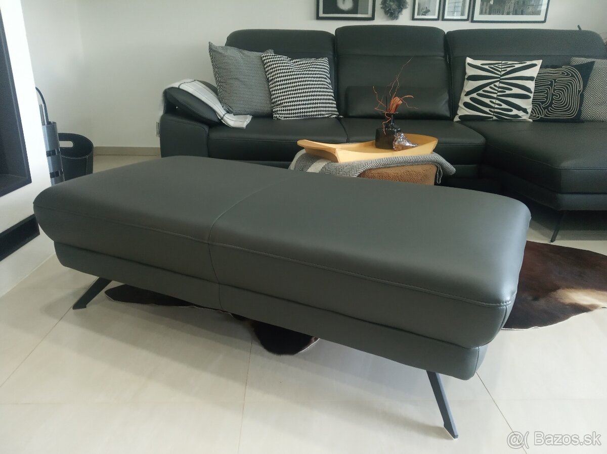 Nová luxusná kožená sedacia suprava - 6