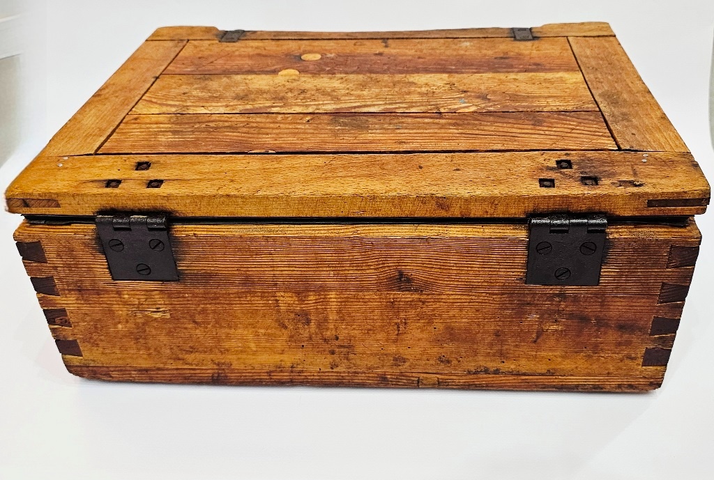 Nemecká drevená bedňa STG44 WW2 - 6