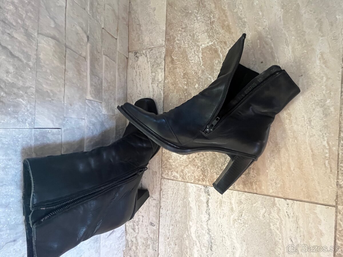 Kožené kotničky vel 36 - 6