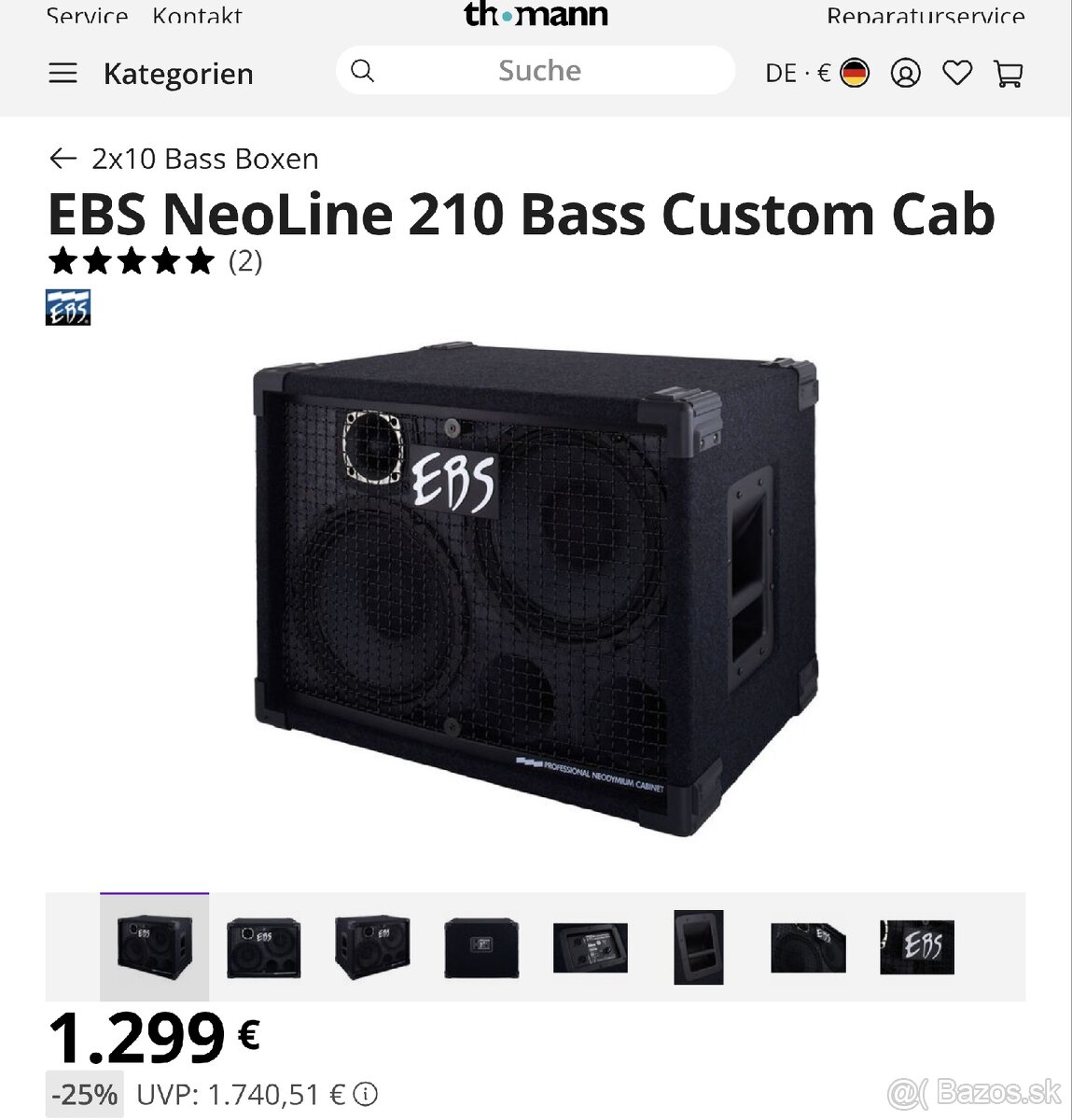 EBS 210 Neo, 8ohm - 6